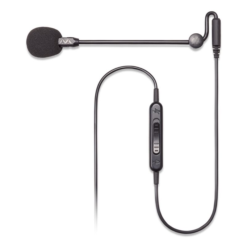Микрофон Antlion Audio ModMic Uni, шумопотискащ, за прикрепяне към слушалки, бутон за заглушаване, USB донгъл с 2x 3.5mm Jack(ж), черен Намаления и отстъпки ЧеренПетък 2