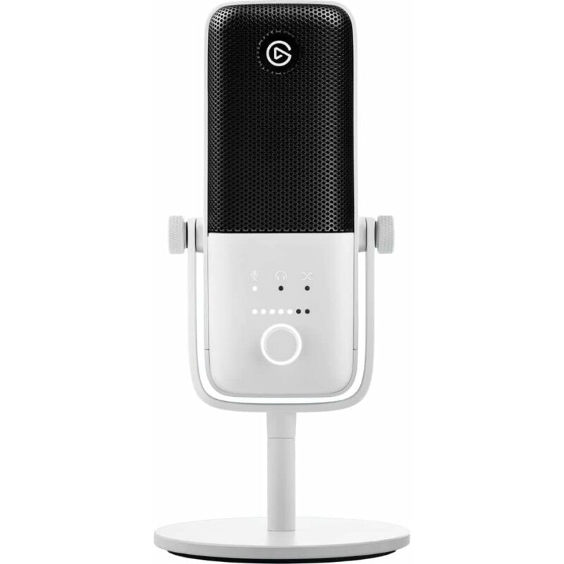 Микрофон Elgato Wave 3, предназначен за гейминг и стрийминг, 70 Hz – 20 kHz, USB, AUX, 2.5m кабел, бял Намаления и отстъпки ЧеренПетък 3
