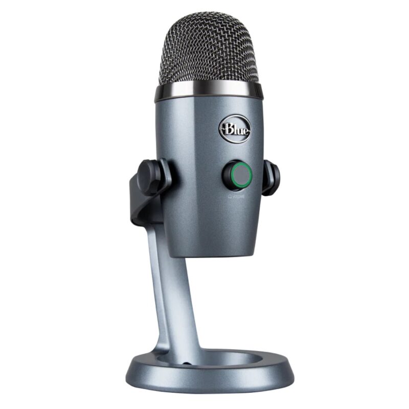 Микрофон Logitech Blue Yeti Nano (988-000205), кондензаторен, 24-bit/48kHz, USB, сив Намаления и отстъпки ЧеренПетък 3