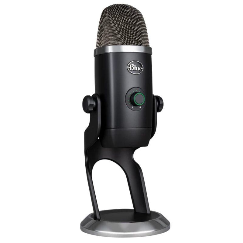 Микрофон Logitech Blue Yeti X Pro (988-000244), кондензаторен, 24-bit/48kHz, USB, черен Намаления и отстъпки ЧеренПетък 3