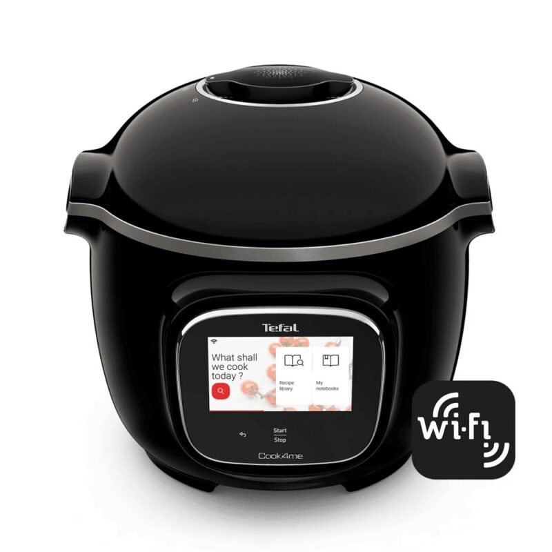 Мултифункционален уред за готвене Tefal CY912831 EPC Cook4me Touch, 6l вместимост, 13 програми за готвене, 1600W, черен Намаления и отстъпки ЧеренПетък 3