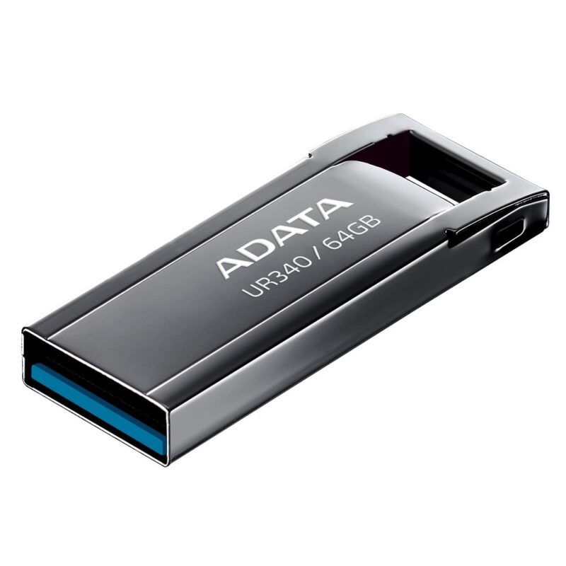Памет 64GB USB Flash Drive, A-Data Royal UR340, USB 3.2 Gen1, черна Намаления и отстъпки ЧеренПетък 3