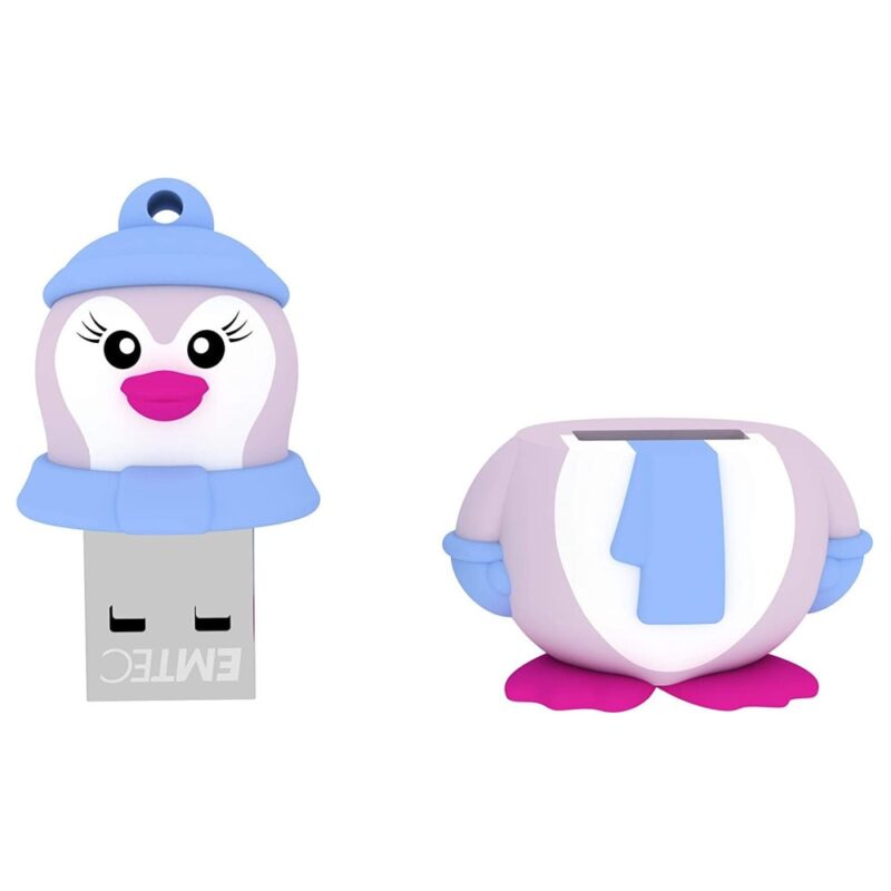 Памет 16GB USB Flash Drive, Emtec M336 Lady Penguin, USB 2.0, многоцветна Намаления и отстъпки ЧеренПетък 3
