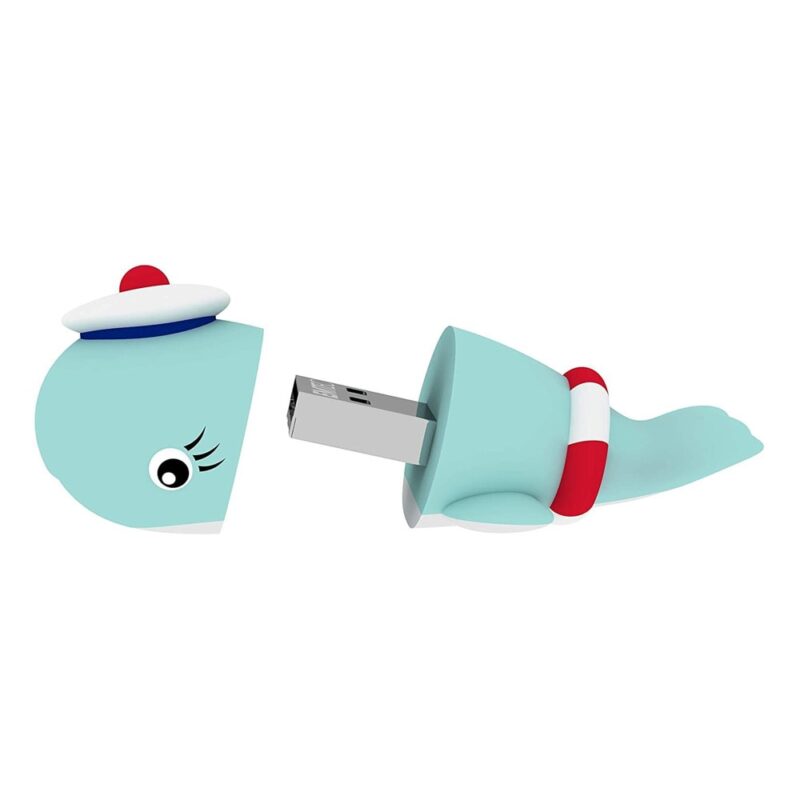 Памет 16GB USB Flash Drive, Emtec M337 Whale, USB 2.0, синя Намаления и отстъпки ЧеренПетък 3