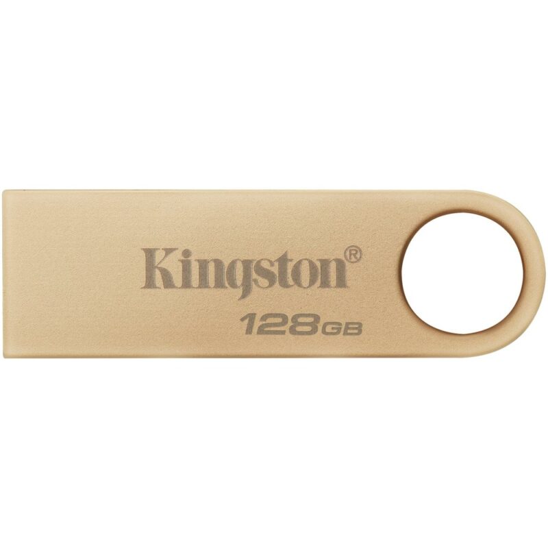 Памет 128GB USB Flash Drive, Kingston DataTraveler SE9 (Gen 3), USB 3.2 Gen 1, златиста Намаления и отстъпки ЧеренПетък 3