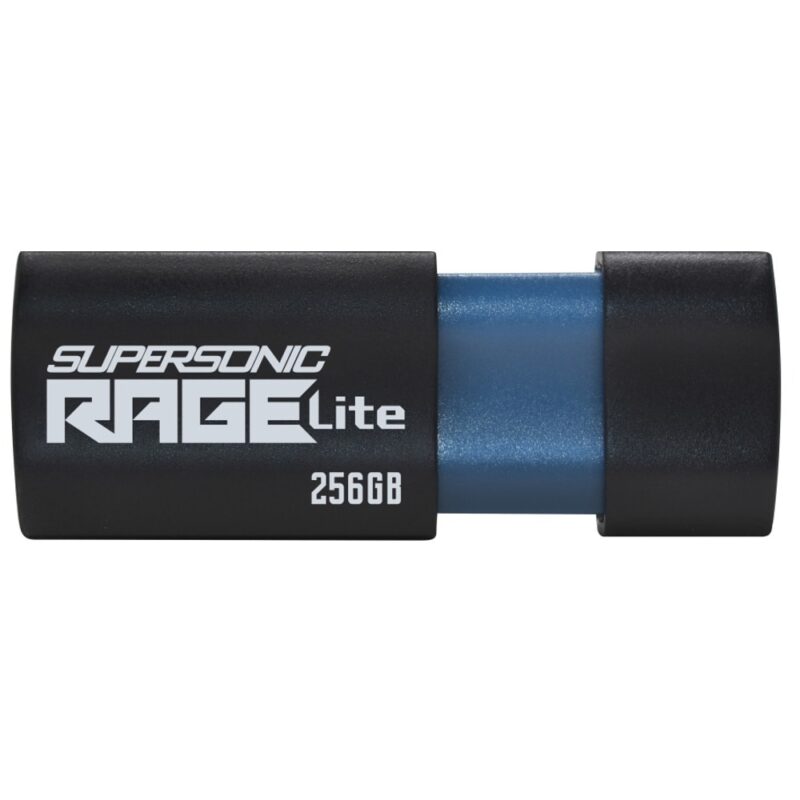 Памет 256GB USB Flash Drive, Patriot Supersonic Rage Lite (PEF256GRLB32U), USB 3.2, черна Намаления и отстъпки ЧеренПетък 3