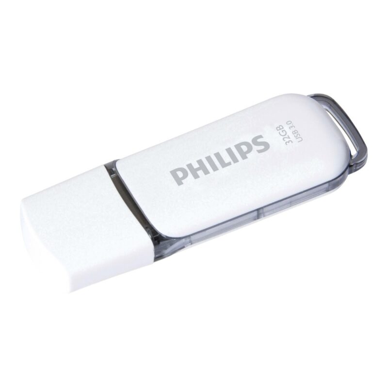Памет 32GB USB Flash Drive, Philips FM32FD75B/00, USB 3.0, бяла Намаления и отстъпки ЧеренПетък 3
