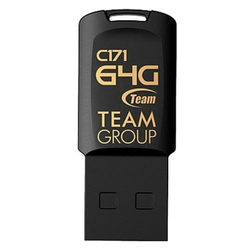 Памет 64GB USB Flash Drive, Team Group C171, USB 2.0, черна Намаления и отстъпки ЧеренПетък 3