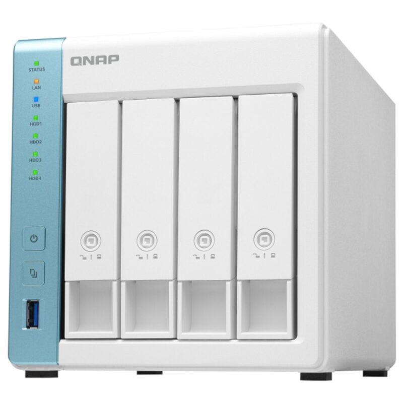 Мрежови диск (NAS) Qnap TS-431K, четириядрен alpine AL214 1.7GHz, без твърд диск (4x SATA 6Gb/s), 1GB DDR3, 2x 10/100/1000Mbps LAN, 2x USB 3.2 Gen 1 Намаления и отстъпки ЧеренПетък 3