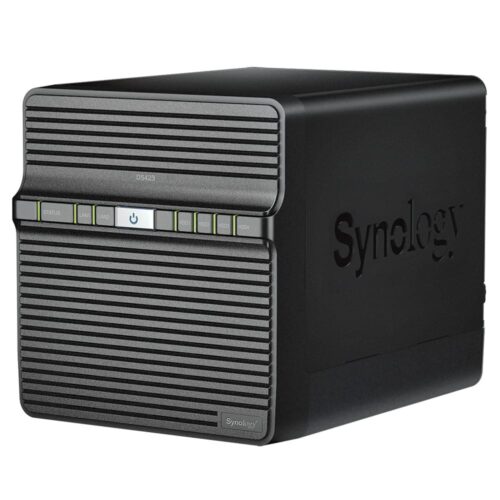 Мрежови диск (NAS) Synology DS423, четириядрен Realtek RTD1619B 1.7GHz, без твърд диск, (4x SATA 6Gb/s), 2GB DDR4, 2x USB 3.2