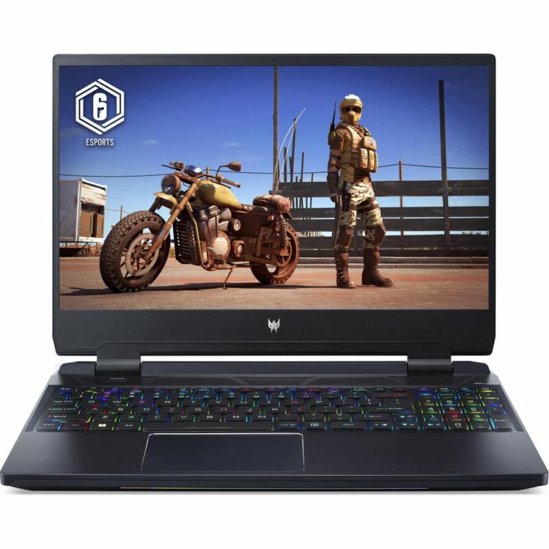 Лаптоп Acer Predator Helios 300 Spatial Labs Edition PH315-55s-96EG (N9.QJ1WW.001), четиринадесетядрен Intel Core i9-12900H 2.5/5GHz, 15.6″ (39.62 cm) UHD/4K IPS 3D Display & GF RTX 3080 8GB (HDMI), 32GB DDR5, 2TB SSD, Window … Намаления и отстъпки ЧеренПетък 3