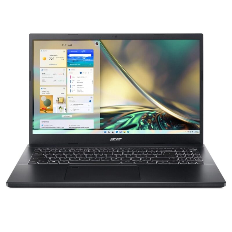 Лаптоп Acer Aspire 7 A715-76G-537N (NH.QMFEX.008), осемядрен Intel Core i5-12450H 2.0/4.4GHz, 15.6″ (39.62cm) Full HD Anti-Glare дисплей & GF RTX 3050 4GB, (HDMI), 16GB DDR4, 1TB SSD NVMe, 1x USB 3.2 Gen 2 Type-C, No OS, 2.1kg Намаления и отстъпки ЧеренПетък 3