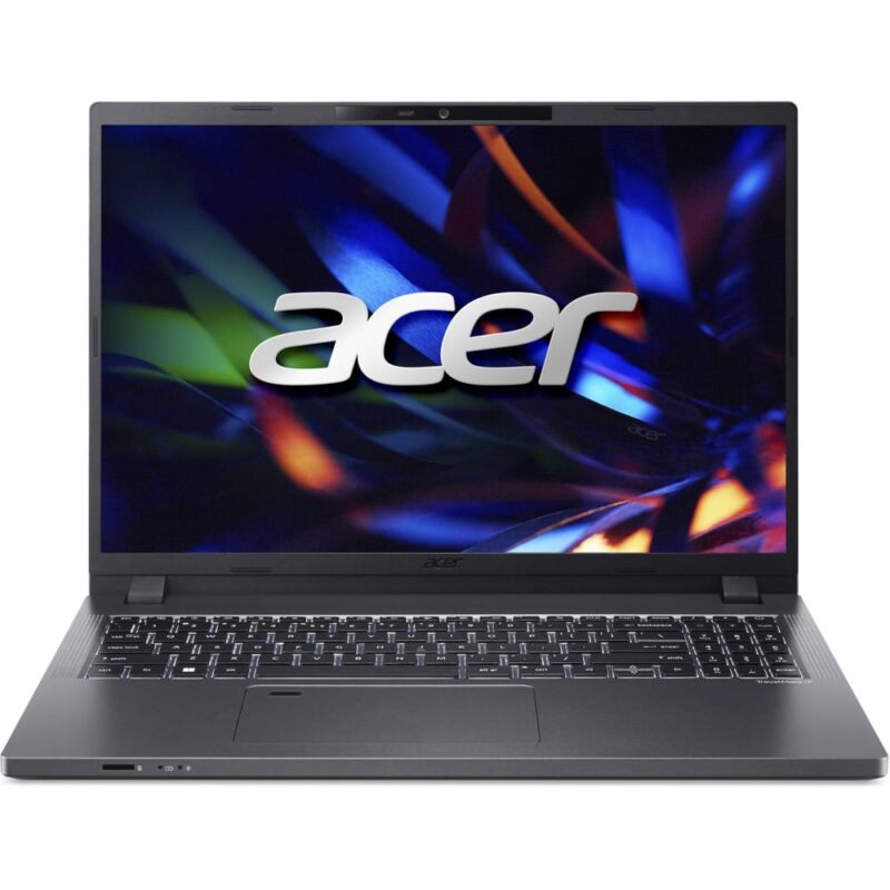 Лаптоп Acer TravelMate P2 TMP216-51-52CJ (NX.B17EX.016)(сив), десетядрен Intel Core i5-1335U 1.3/4.6GHz, 16″ (40.64cm) WUXGA IPS Anti-Glare дисплей, (HDMI), 16GB DDR4, 512GB SSD NVMe, 1x USB-C, Windows 11 Pro, 1.87kg Намаления и отстъпки ЧеренПетък 3