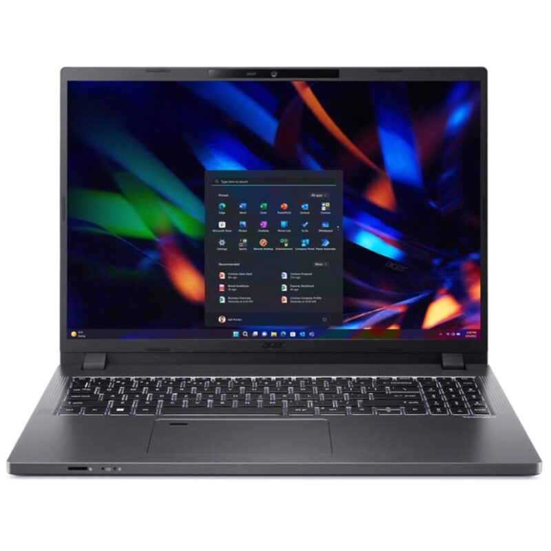 Лаптоп Acer Travelmate P2 TMP216-51-TCO-75L8 (NX.B47EX.003), десетядрен Intel Core i7-1355U 1.7/5.0GHz, 16″ (40.64cm) WUXGA Anti-Glare дисплей, (HDMI), 16GB DDR4, 1TB SSD NVMe, 2x USB 3.2 Gen 1, Windows 11 Pro, 1.87kg Намаления и отстъпки ЧеренПетък 3