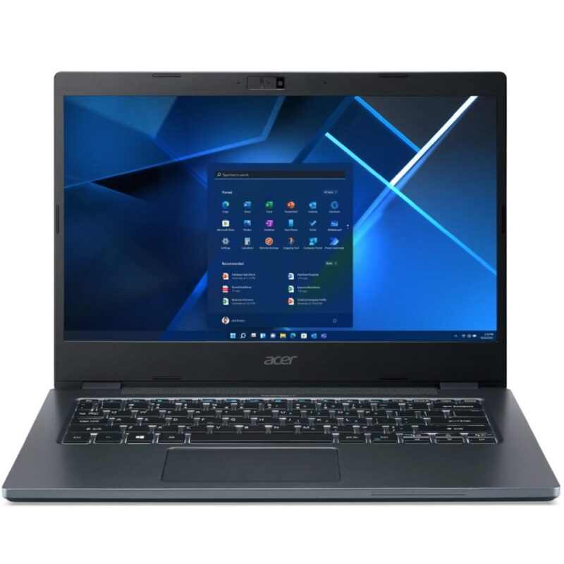 Лаптоп Acer Travelmate P4 TMP413-51-TCO-72TK (NX.B55EX.00G)(син), десетядрен Intel Core i7-1355U 1.7/5.0GHz, 13.3″ (33.78cm) WUXGA IPS Anti-Glare дисплей, (HDMI), 16GB LPDDR5, 1TB SSD NVMe, No OS, 1.4kg Намаления и отстъпки ЧеренПетък 3