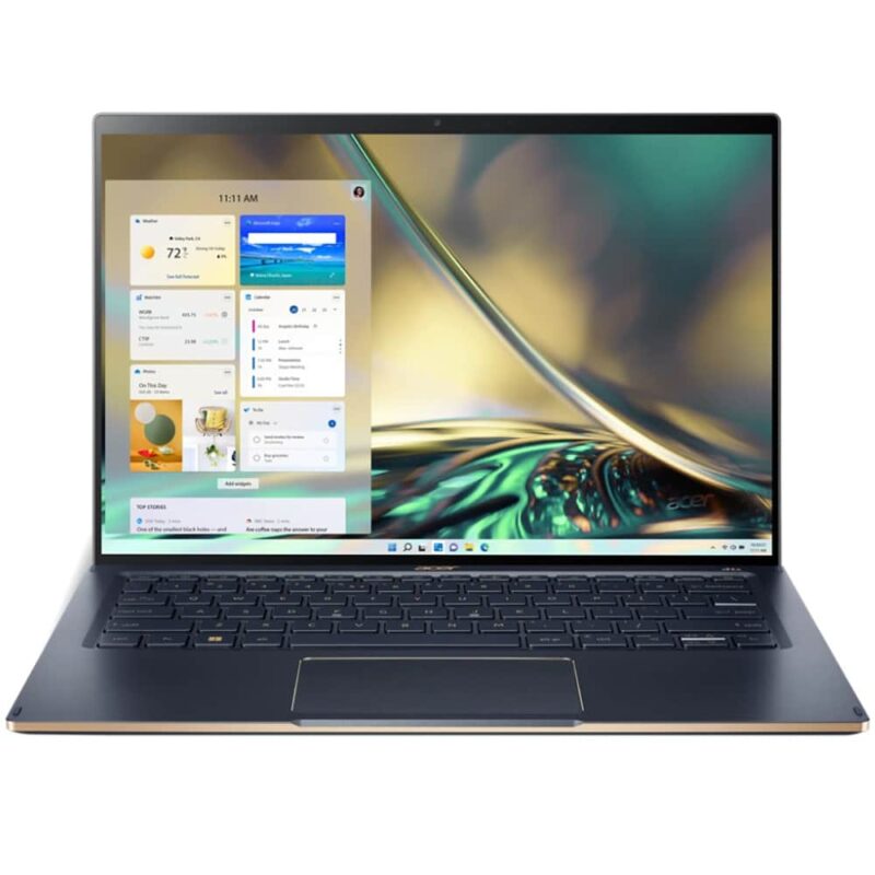 Лаптоп Acer Swift 5 SF514-56T-73WY (NX.K0KEX.007)(син), дванадесетядрен Intel Core i7-1260P 2.1/4.7GHz, 14″ (35.56cm) WQXGA IPS Touch дисплей, (HDMI), 16GB LPDDR5, 1TB SSD NVMe, 2x Thunderbolt 4, Windows 11 Pro, 1.2kg Намаления и отстъпки ЧеренПетък 3