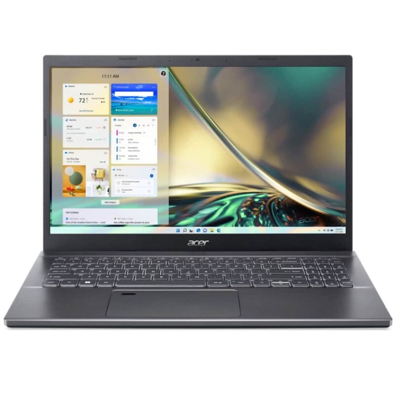Лаптоп Acer Aspire 5 A515-57-77E6 (NX.KN4EX.014)(сив), десетядрен Intel Core i7-12650H 2.3/4.7GHz, 15.6″ (39.62cm) Full HD Anti-Glare дисплей, (HDMI), 16GB DDR4, 1TB SSD NVMe, 3x USB 3.2 Gen 1, Linux, 1.8kg Намаления и отстъпки ЧеренПетък 3