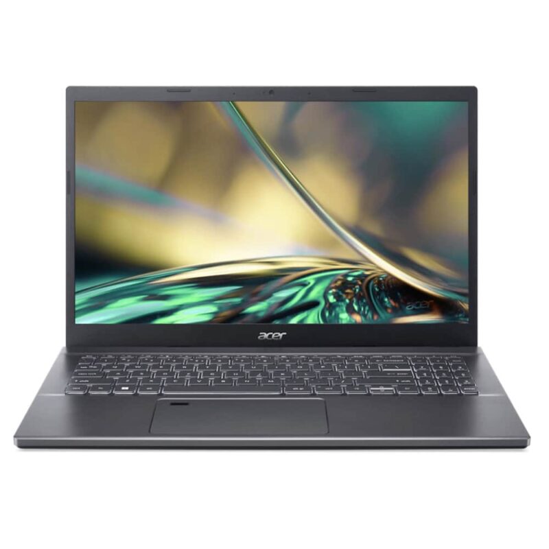 Лаптоп Acer Aspire 5 A515-57-50D8 (NX.KN4EX.015)(сив), осемядрен Intel Core i5-12450H 2.0/4.4GHz, 15.6″ (39.62cm) Full HD Anti-Glare 144Hz дисплей, (HDMI), 16GB DDR4, 512GB SSD NVMe, 3x USB 3.2 Gen 1, Linux, 1.8kg Намаления и отстъпки ЧеренПетък 3