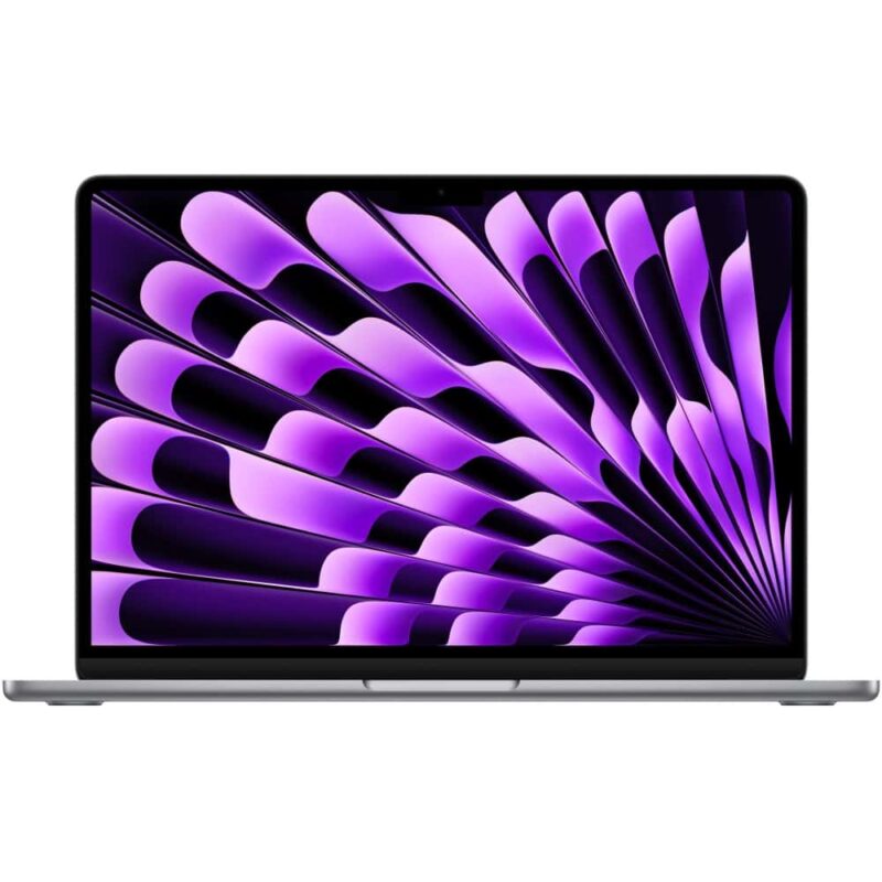 Лаптоп Apple MacBook Air 13.6 M3 (MRXN3ZE/A)(Space Grey), осемядрен Apple M3 4.05GHz, 13.6″ (34.54cm) Liquid Retina IPS дисплей, 8GB LPDDR5, 256GB SSD, 2x Thunderbolt 4, macOS, осемядрен М3 GPU, 1.24kg Намаления и отстъпки ЧеренПетък 3