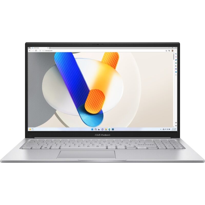 Лаптоп Asus Vivobook 15 X1504ZA-NJ1068 (90NB1022-M01K70)(сребрист), шестядрен Intel Core i3-1215U 1.2/4.4GHz, 15.6″ (39.62cm) Full HD Anti-Glare дисплей, (HDMI), 16GB DDR4, 512GB SSD NVMe, 1x USB 3.2 Gen 1 Type-C, 2x USB … Намаления и отстъпки ЧеренПетък 3