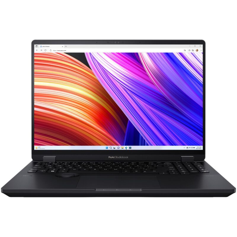 Лаптоп Asus ProArt Studiobook Pro 16 OLED W7604J3D-MY961X (90NB10B1-M00490), двадесет и четириядрен Intel Core i9-13980HX 2.2/5.6GHz, 16″ (40.64cm) 3.2K OLED Touch & RTX 3000 Ada Gen 8GB, (HDMI), 64GB DDR5, 2TB SSD, 2x … Намаления и отстъпки ЧеренПетък 3