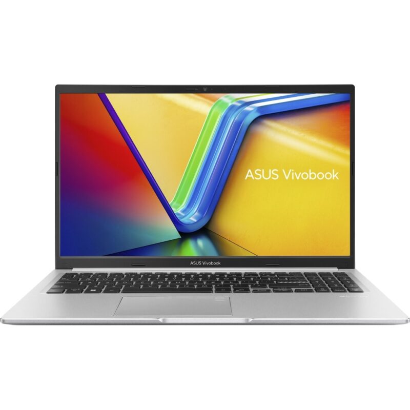 Лаптоп Asus Vivobook 15 X1502VA-NJ290 (90NB10T2-M00BS0)(сребрист), дванадесетядрен Intel Core i5-13500H 2.6/4.7GHz, 15.6″ (39.62cm) Full HD Anti-Glare дисплей, (HDMI), 8GB DDR4, 512GB SSD NVMe, 1x USB 3.2 Gen 1 … Намаления и отстъпки ЧеренПетък 3