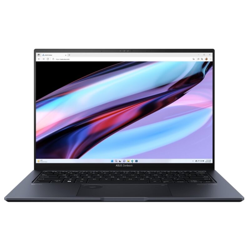 Лаптоп Asus Zenbook Pro 14 OLED UX6404VV-OLED-P941X (90NB11J1-M00350), четиринадесетядрен Intel Core i9-13900H 2.6/5.4GHz, 14.5″ (36.83cm) 2.8K OLED 120Hz & GF RTX 4060 8GB, (HDMI), 32GB DDR5, 1TB SSD NVMe, 1x Thunderbolt 4 … Намаления и отстъпки ЧеренПетък 3