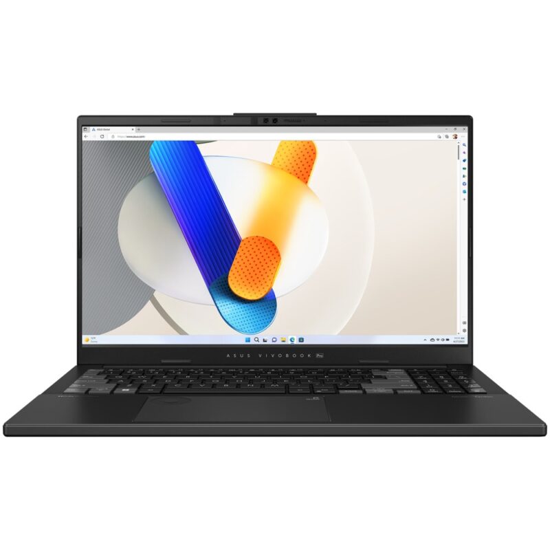 Лаптоп Asus Vivobook Pro 15 N6506MV-MA004W (90NB12Y3-M003W0), шестнадесетядрен Intel Core Ultra 9 185H 2.3/5.1GHz, 15.6″ (39.62cm) 3K OLED Glare 120Hz дисплей & GF RTX 4060 8GB, (HDMI), 24GB DDR5, 1TB SSD NVMe, 1x … Намаления и отстъпки ЧеренПетък 3
