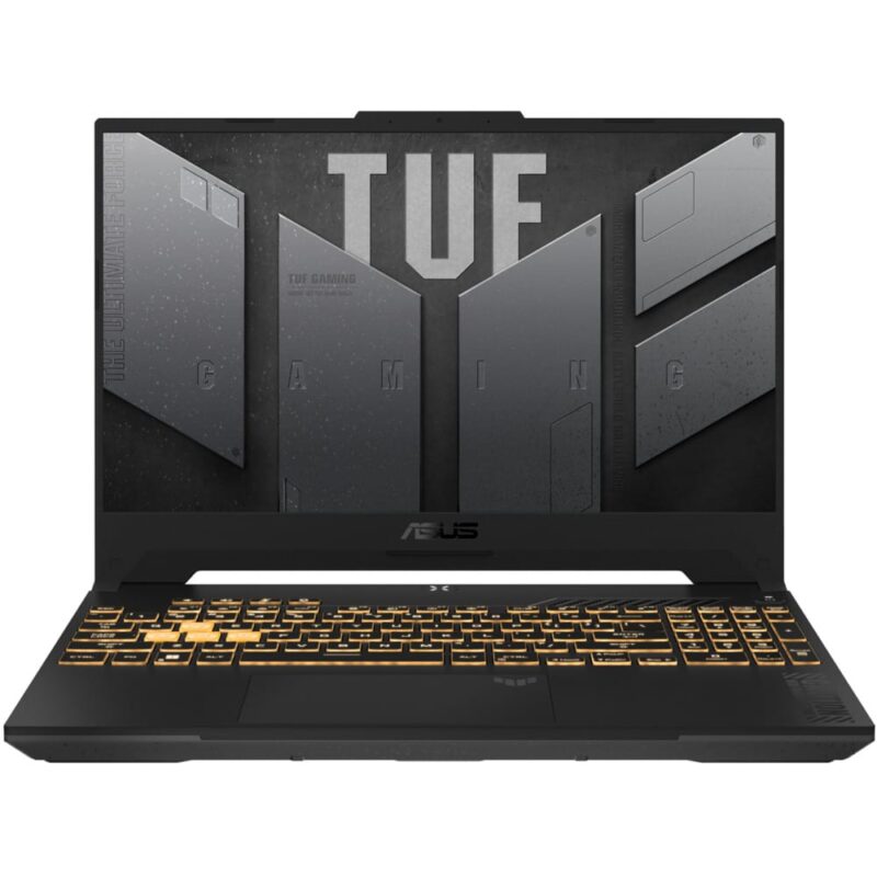 Лаптоп Asus TUF Gaming F15 FX507VU-LP150 (90NR0CJ7-M00L10)(сив), десетядрен Intel Core i7-13620H 2.4/4.9GHz, 15.6″ (39.62cm) FHD Anti-Glare 144Hz дисплей & GF RTX 4050 6GB, (HDMI), 16GB DDR5, 512GB SSD NVMe, 1x Thunderbolt … Намаления и отстъпки ЧеренПетък 3