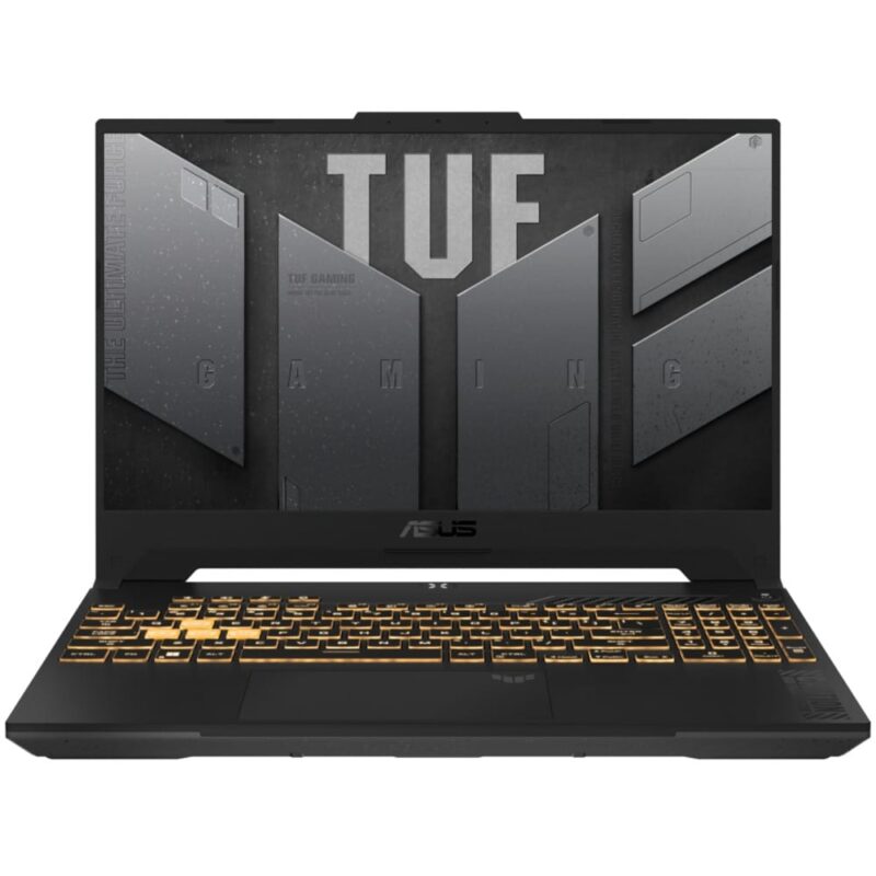 Лаптоп Asus TUF Gaming F15 FX507ZV4-LP047 (90NR0FA7-M009F0)(сив), четиринадесетядрен Intel Core i7-12700H 2.3/4.7GHz, 15.6″ (39.62cm) Full HD 144Hz Anti-Glare дисплей & GF RTX 4060 8GB, (HDMI), 16GB DDR4, 1TB SSD … Намаления и отстъпки ЧеренПетък 3