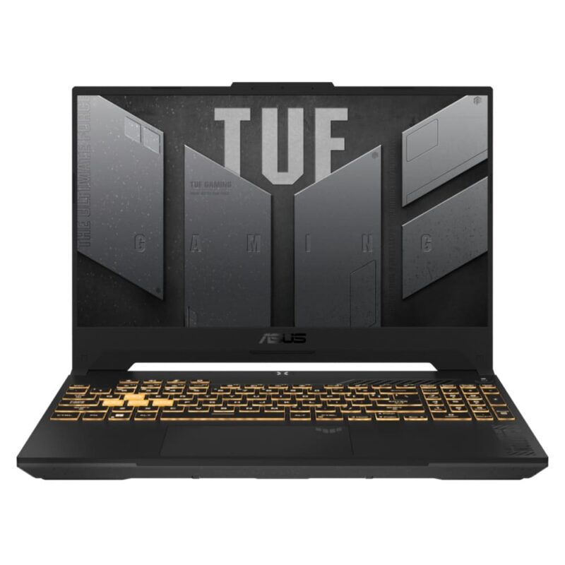 Лаптоп Asus TUF Gaming F15 FX507ZC4-HN002 (90NR0GW1-M007C0)(сив), четиринадесетядрен Intel Core i7-12700H 2.3/4.7GHz, 15.6″ (39.62cm) Full HD Anti-Glare 144Hz & GF RTX 3050 4GB, (HDMI), 16GB DDR4, 512GB SSD NVMe, 1x … Намаления и отстъпки ЧеренПетък 3
