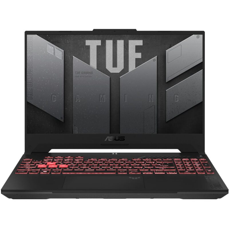 Лаптоп Asus TUF Gaming A15 FA507UV-LP014 (90NR0I25-M000M0)(сив), осемядрен AMD Ryzen 9 8945H 4/5.2GHz, 15.6″ (39.62cm) FHD IPS Anti-Glare 144Hz дисплей & GF RTX 4060 8GB, (HDMI), 16GB DDR5, 512GB SSD NVMe, 1x USB 3.2 Gen 2 … Намаления и отстъпки ЧеренПетък 3