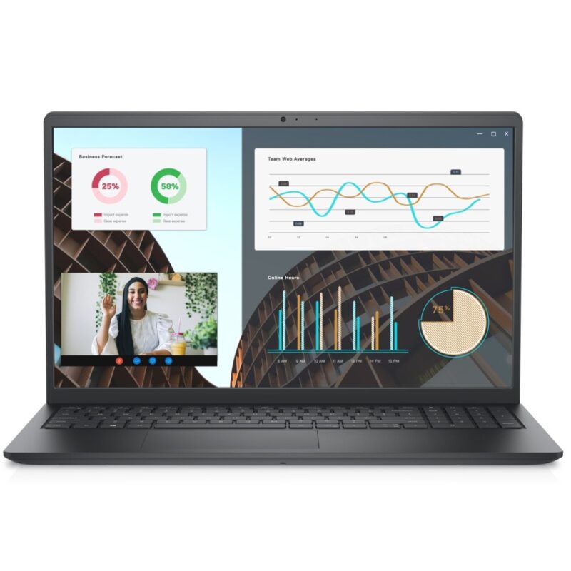 Лаптоп Dell Vostro 3530 (N1602PVNB3530EMEA01_UBU), десетядрен Intel Core i5-1335U 1.3/4.6GHz, 15.6″ (39.62cm) Full HD IPS Anti-Glare 120Hz дисплей, (HDMI), 8GB DDR4, 256GB SSD NVMe, 1x USB 3.2 Gen 1 Type-C, Linux, 1.90kg Намаления и отстъпки ЧеренПетък 3