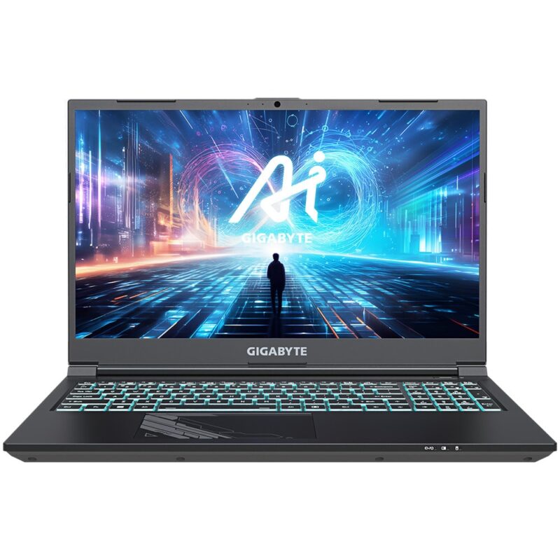 Лаптоп Gigabyte G5 MF5 H2EE353KD (сив), десетядрен Intel Core i7-13620H 2.4/4.9GHz, 15.6″ (39.62cm) Full HD 144Hz дисплей & GF RTX 4050 6GB, (HDMI&mDP), 16GB DDR5, 512GB SSD NVMe, 2x USB 3.2 Gen 2 Type-C, No OS, 2.08kg Намаления и отстъпки ЧеренПетък 3