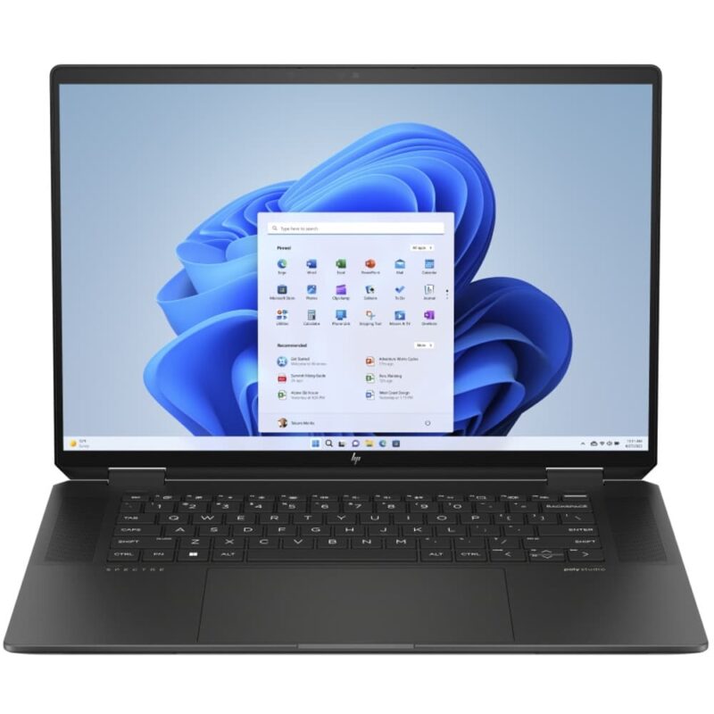 Лаптоп HP Spectre x360 16-aa0026nn (9Z8L6EA#ABB), шестнадесетядрен Intel Core Ultra 7 155H 1.4/4.8GHz, 16″ (40.64cm) WQXGA 120Hz IPS Touch дисплей, (HDMI), 16GB LPDDR5X, 2TB SSD NVMe, 2x Thunderbolt 4, Windows 11 Hom … Намаления и отстъпки ЧеренПетък 3