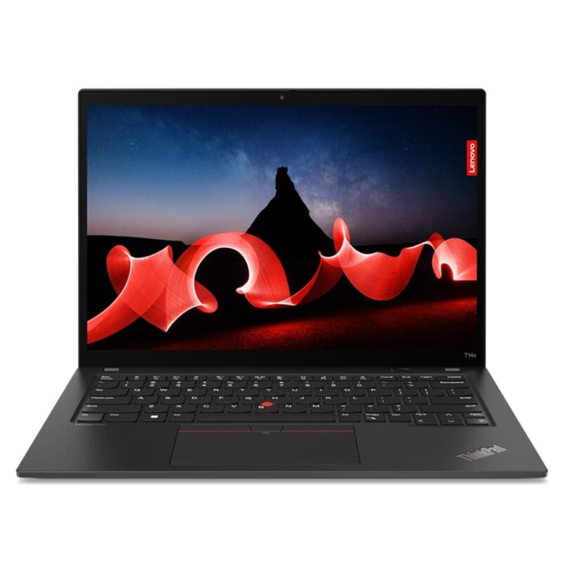 Лаптоп Lenovo ThinkPad T14s Gen 4 (21F60053BM), десетядрен Intel Core i7-1355U 1.7/5.0GHz, 14″ (35.56cm) WUXGA Anti-Glare дисплей, (HDMI), 32GB LPDDR5X, 1TB SSD NVMe, 2x Thunderbolt 4, 1x USB 3.2 Gen 1, Windows 11 Pro, 1.25kg Намаления и отстъпки ЧеренПетък 3