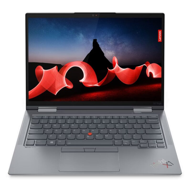 Лаптоп Lenovo ThinkPad X1 Yoga Gen 8 (21HQ0051BM)(сив), десетядрен Intel Core i7-1355U 1.7/5.0GHz, 14″ (35.56cm) WQUXGA OLED Anti-Glare Touch дисплей, (HDMI), 32GB LPDDR5, 1TB SSD NVMe, 2x Thunderbolt 4, Windows 11 Pro … Намаления и отстъпки ЧеренПетък 3
