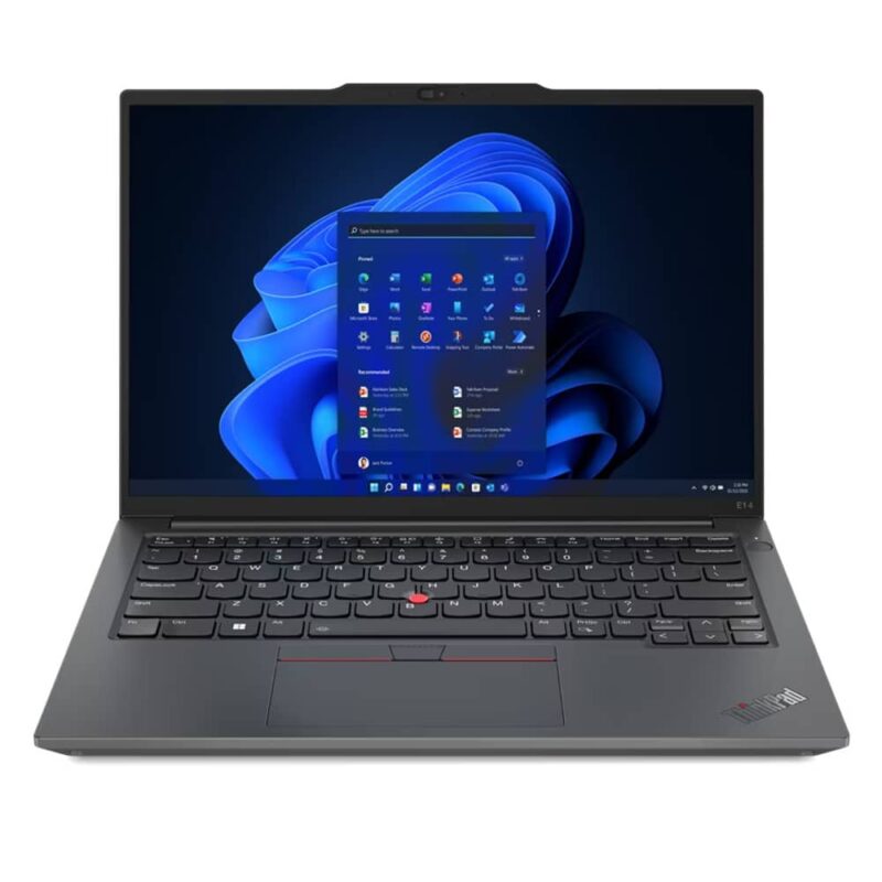Лаптоп Lenovo ThinkPad E14 Gen 5 (21JK00C6BM), десетядрен Intel Core i5-1335U 1.3/4.6GHz, 14″ (35.56cm) WUXGA Anti-Glare дисплей, (HDMI), 24GB DDR4, 1TB SSD NVMe, 1x USB 3.2 Gen 2, Windows 11 Pro, 1.43kg Намаления и отстъпки ЧеренПетък 3