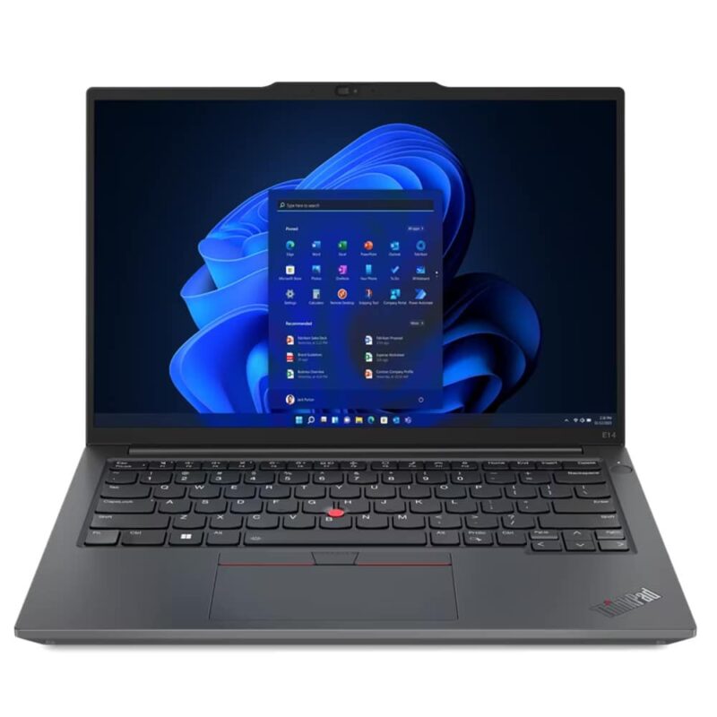 Лаптоп Lenovo ThinkPad E14 Gen 5 (21JR0034BM), осемядрен AMD Ryzen 7 7730U 2.0/4.5GHz, 14″ (35.56cm) WUXGA Anti-Glare дисплей, (HDMI), 24GB DDR4, 1TB SSD NVMe, 2x USB 3.2 Type-C, No OS, 1.43kg Намаления и отстъпки ЧеренПетък 3
