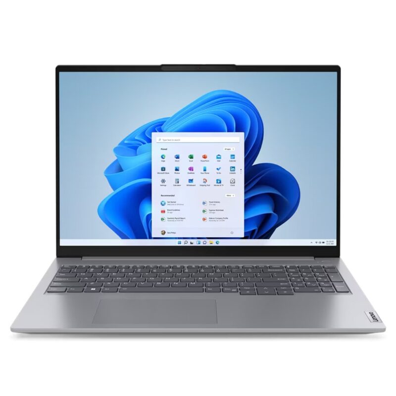 Лаптоп Lenovo ThinkBook 16 G6 IRL (21KH008WBM)(сив), шестядрен Intel Core i3-1315U 1.2/4.5GHz, 16″ (40.64cm) WUXGA Anti-Glare дисплей, (HDMI), 8GB DDR5, 512GB SSD NVMe, 1x Thunderbolt 4, 1x USB 3.2 Gen 2 Type-C, No OS, 1.7kg Намаления и отстъпки ЧеренПетък 3