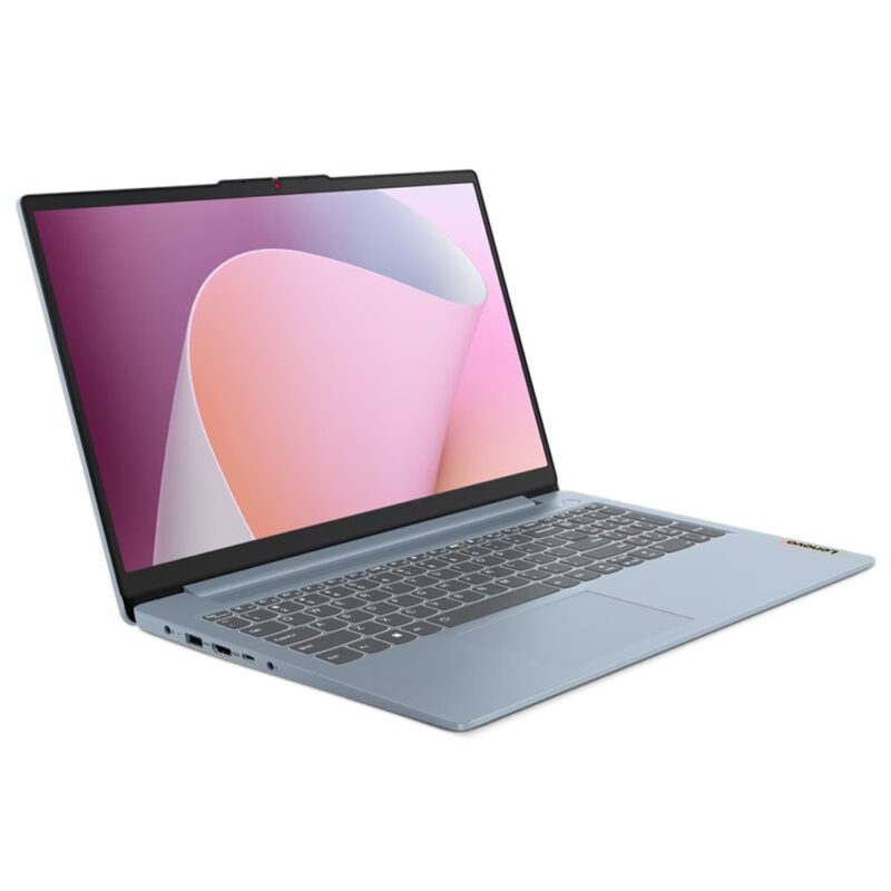 Лаптоп Lenovo IdeaPad Slim 3 15ABR8 (82XM000TBM)(син), четириядрен AMD Ryzen 3 7330U 2.3/4.3GHz, 15.6″ (39.62cm) Full HD Anti-Glare дисплей, 8GB DDR4, 512GB SSD NVMe, 2x USB 3.2 Gen 1, Free DOS Намаления и отстъпки ЧеренПетък 3