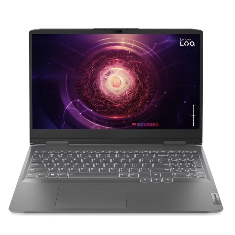 Лаптоп Lenovo LOQ 15APH8 (82XT0064BM)(сив), осемядрен AMD Ryzen 7 7840HS 3.8/5.1GHz, 15.6″ (39.62cm) Full HD Anti-Glare 144Hz дисплей & GF RTX 4050 6GB (HDMI), 16GB DDR5, 512GB SSD NVMe, 2x USB 3.2 Gen 2, No OS, 2.4kg Намаления и отстъпки ЧеренПетък 3