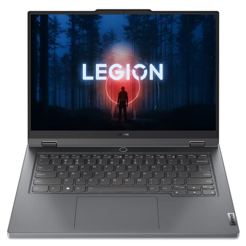 Лаптоп Lenovo Legion Slim 14APH8 (82Y5000CBM)(сив), осемядрен AMD Ryzen 7 7840HS 3.8/5.1GHz, 14.5″ (36.83cm) WQXGA+ OLED 120Hz дисплей & GF RTX 4060 8GB, (HDMI), 32GB LPDDR5X, 1TB SSD NVMe, 2x USB 3.2 Gen 2 Type-C, No OS … Намаления и отстъпки ЧеренПетък 3