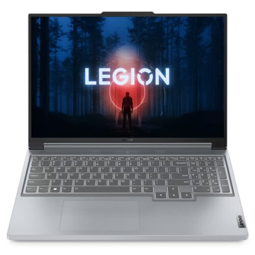 Лаптоп Lenovo Legion Slim 5 16APH8 (82Y9004FBM)(сив), шестядрен AMD Ryzen 5 7640HS 4.3/5.0GHz, 16" (40.64cm) WQXGA Anti-Glare 165Hz дисплей, GeForce RTX 4060 8GB (HDMI), 16GB DDR5, 512GB SSD NVMe, 2x USB-C 3.2 Gen2, FreeDOS ...
