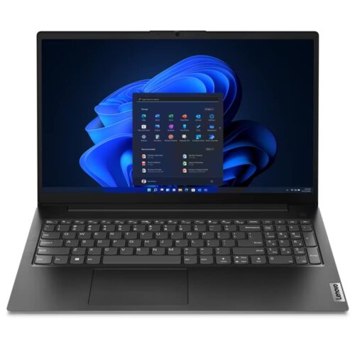 Лаптоп Lenovo V15 G4 AMN (82YU00YYBM)(черен), четириядрен AMD Ryzen 5 7520U 2.8/4.3GHz, 15.6" (39.62cm) Full HD Anti-Glare дисплей, (HDMI), 8GB LPDDR5, 512GB SSD NVMe, 2x USB 3.2 Gen 1, No OS, 1.65kg