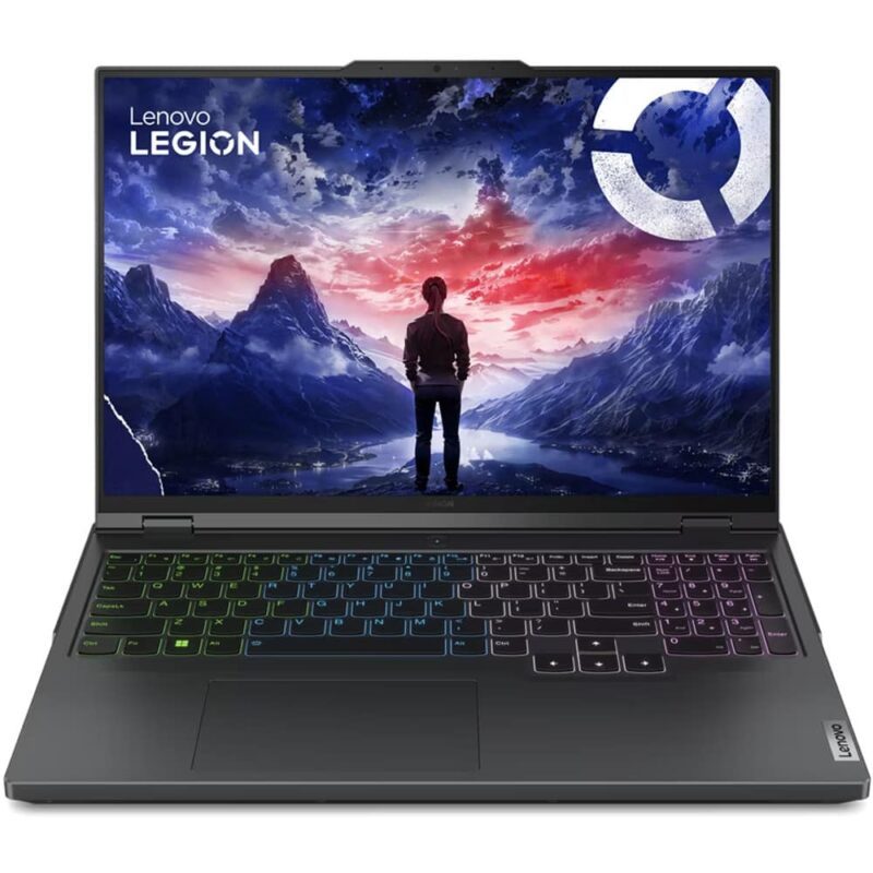 Лаптоп Lenovo Legion Pro 5 16IRX9 (83DF00A9BM)(сив), двадесетядрен Intel Core i7-14700HX 2.1/5.5GHz, 16″ (40.64cm) WQXGA 165Hz IPS Anti-Glare дисплей & RTX 4070 8GB (HDMI), 16GB DDR5, 1TB SSD NVMe, 2x USB 3.2 Gen 2 … Намаления и отстъпки ЧеренПетък 3