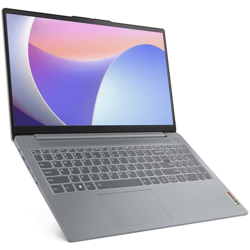 Лаптоп Lenovo IdeaPad Slim 3 15IRH8 (83EM004YBM)(сив), десетядрен Intel Core i7-13620H 2.4/4.9GHz, 15.6″ (39.62cm) Full HD IPS Anti-Glare дисплей, (HDMI), 16GB LPDDR5, 512GB SSD NVMe, 1x USB 3.2 Gen 1 Type-C, No OS, 1.62kg Намаления и отстъпки ЧеренПетък 3