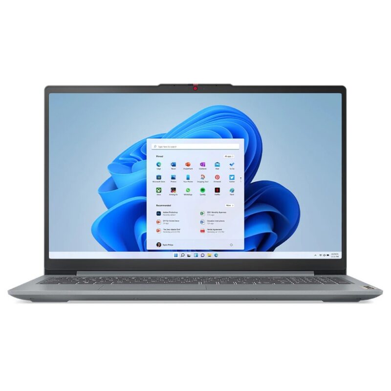 Лаптоп Lenovo IdeaPad Slim 3 15IAH8 (83ER001NBM)(сив), осемядрен Intel Core i5-12450H 2.0/4.4GHz, 15.6″ (39.62cm) Full HD Anti-Glare дисплей, (HDMI), 16GB LPDDR5, 1TB SSD NVMe, 2x USB 3.2 Gen 1, 1x USB 3.2 Gen 1 Type-C, No … Намаления и отстъпки ЧеренПетък 3
