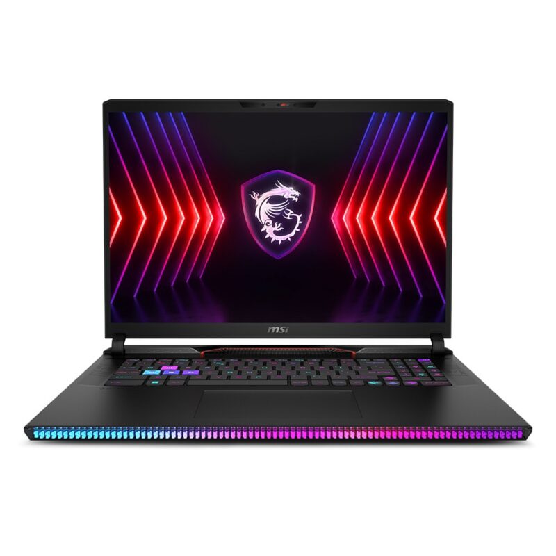 Лаптоп MSI Raider GE78 HX 14VIG (9S7-17S151-692), двадесет и четириядрен Intel Core i9-14900HX 1.6/5.8GHz, 17″ (43.18cm) QHD+ 240Hz IPS дисплей & NVIDIA RTX 4090 16GB, 64GB DDR5, 2TB SSD NVMe, 1x Thunderbolt, Window … Намаления и отстъпки ЧеренПетък 3