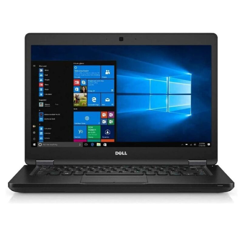 Реновиран лаптоп Dell Latitude 5480, двуядрен Intel Core i5-7300U 2.6/3.5GHz, 14″ (35.56cm) Full HD Anti-Glare дисплей, (HDMI), 8GB DDR4, 256GB SSD NVMe, 3x USB 3.1, DE KBD, No OS, 1.6kg Намаления и отстъпки ЧеренПетък 3
